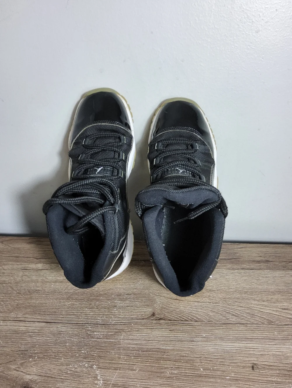 Jordan Air Jordan 11 Retro Jubilee Black White Youth 7Y  Basketball Shoes - Picture 7 of 9